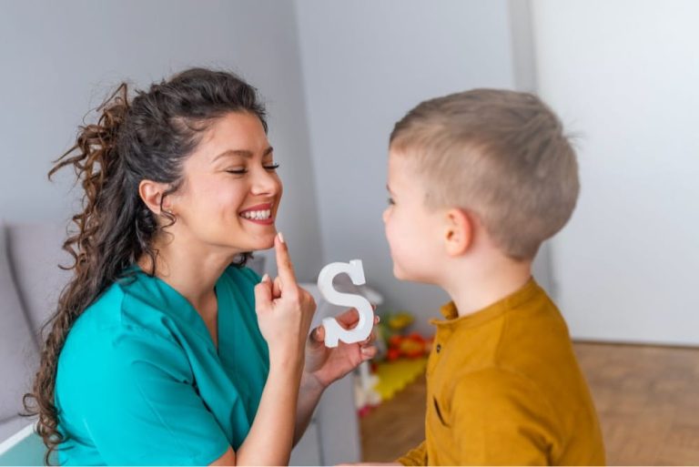 doctor and child smiling